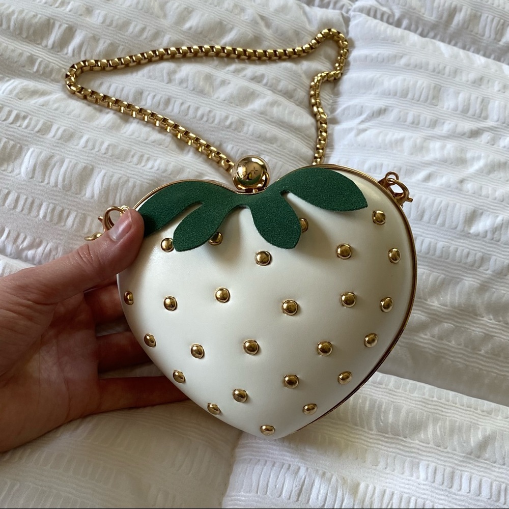 White Strawberry Bag